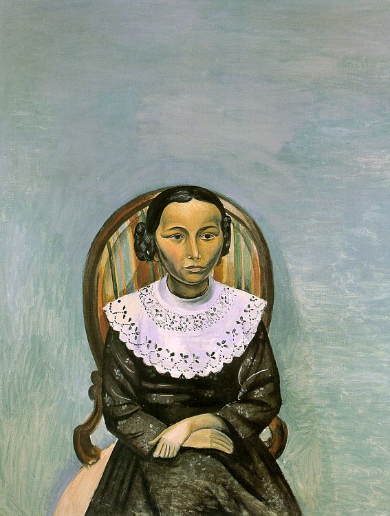 Portrait Of A Young Girl In Black